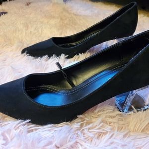 Bershka clear pumps